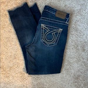 Sz 26 Big Star Crop Jeans lightly worn